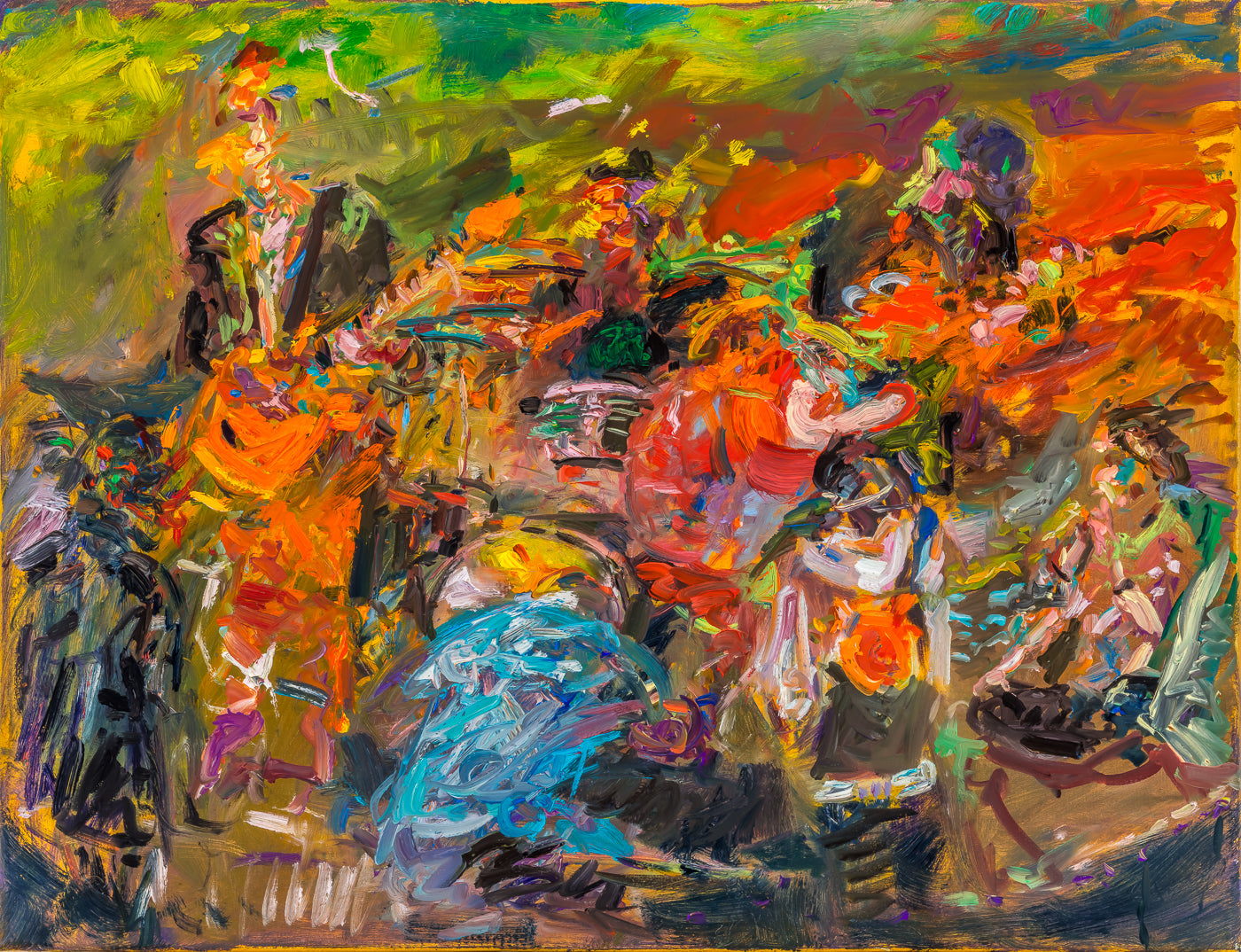 Original Oil Painting: Eternal Temples at the Armadillo Ranch #3