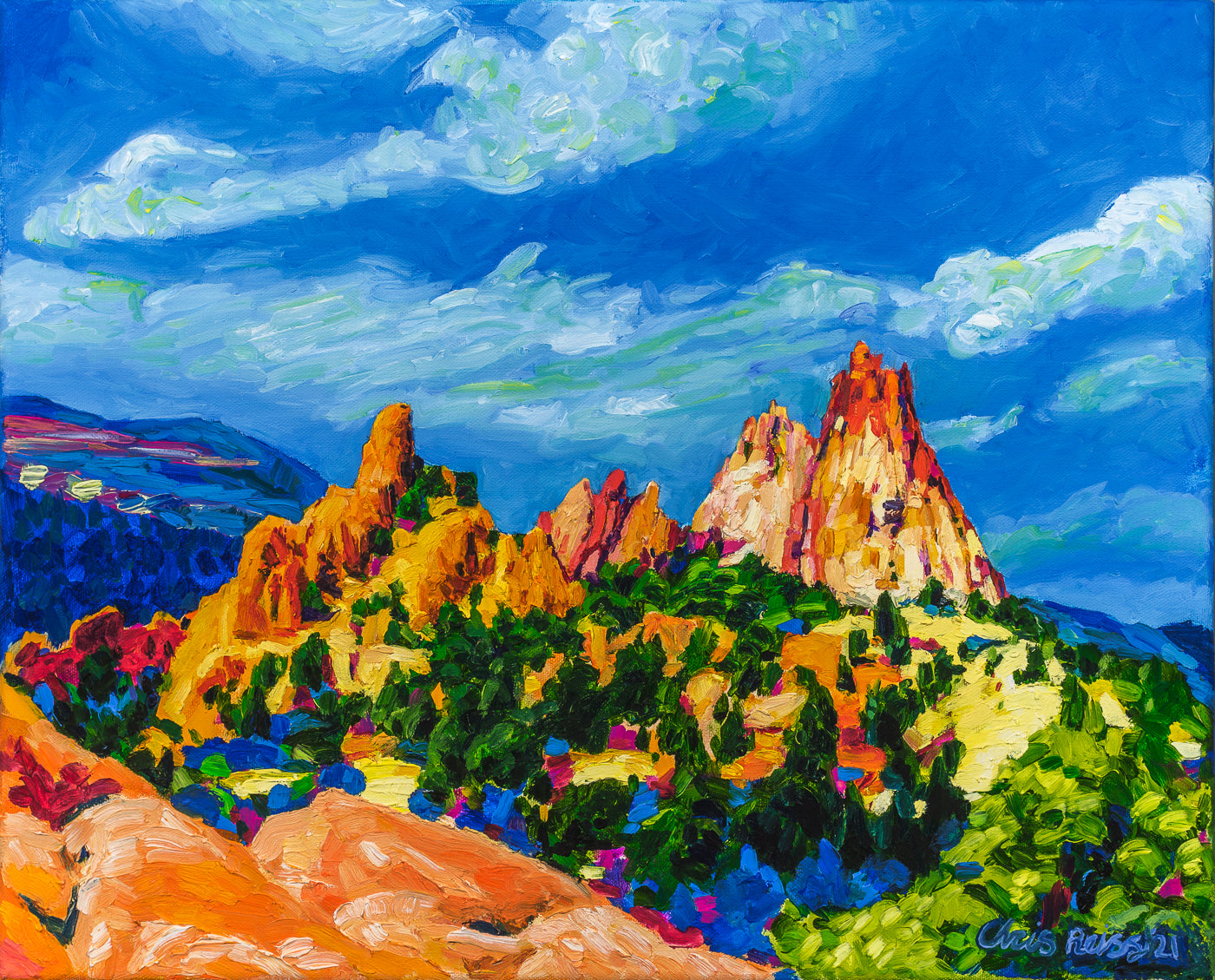 Garden of the Gods #3, Giclee Print, Signed