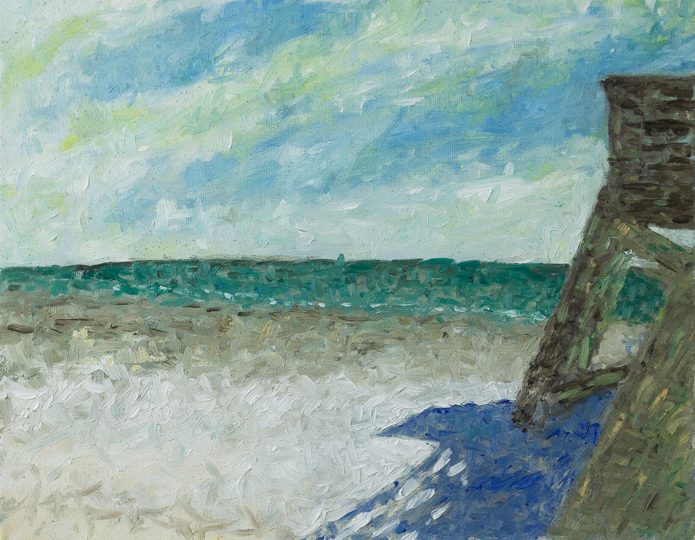 Neptune Beach, 2020, Giclee Print, Signed
