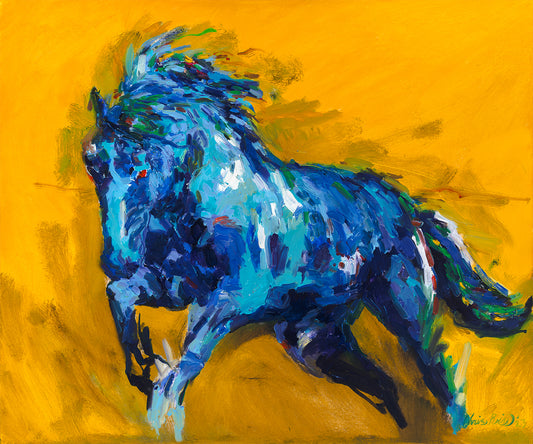 Mustang, Giclee Print, Signed