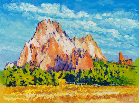 Garden of the Gods #4, 2023, oil on canvas, 16x20 inches